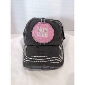 MOM MODE All Day Every Day KBETHOS Adjustable Cap/Hat BLACK/PINK NWT